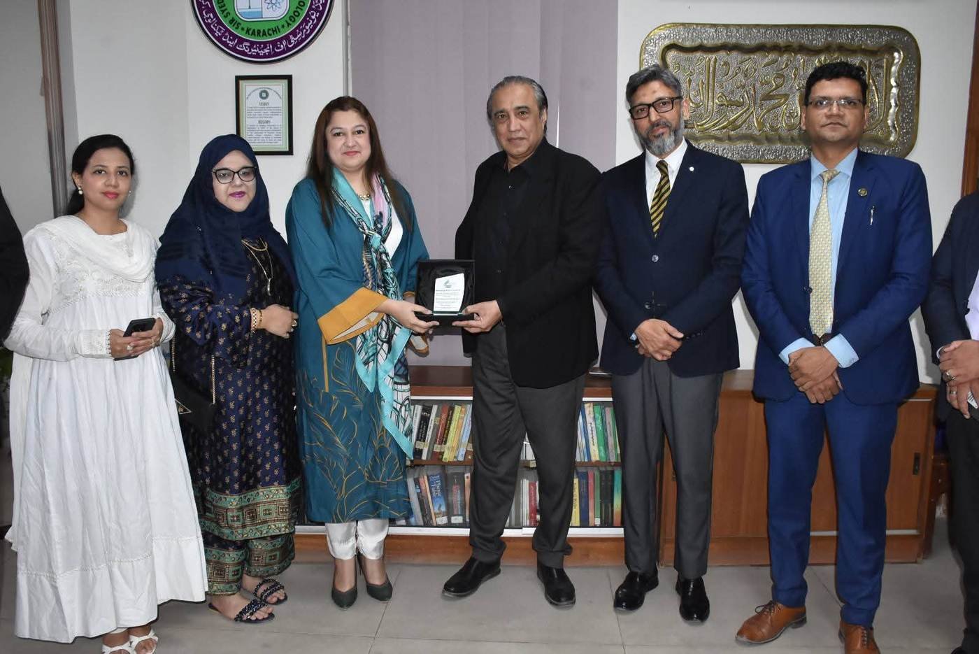 AI and Robotics Recognition award presented to Sadaf Bhatti for promoting technology in education